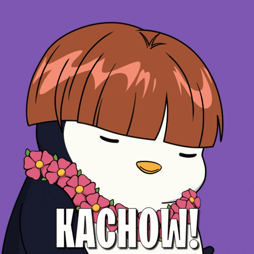 Lightning Mcqueen Kachow Pudgy Penguin Finger Guns GIF
