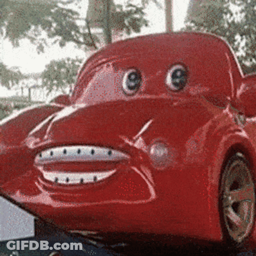Lightning Mcqueen Kachow Red Car GIF