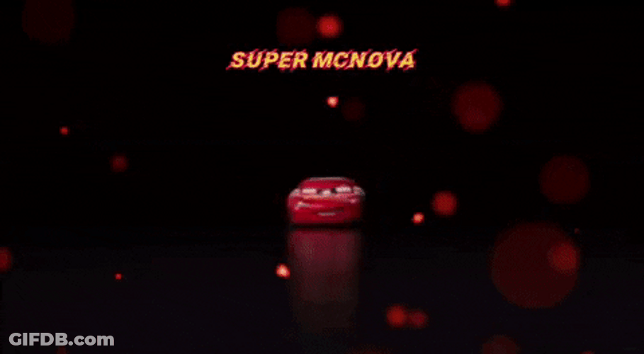 Lightning McQueen Super McNova Cars GIF