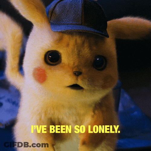 Lightning Pikachu Has Been So Lonely GIF