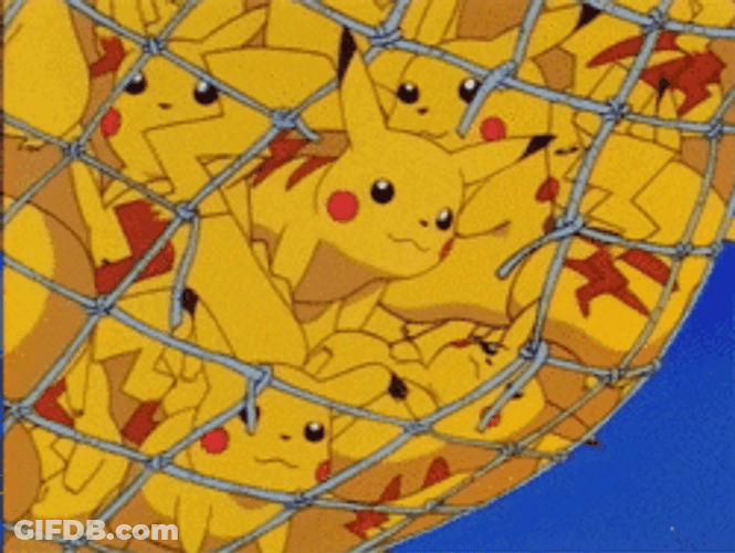 Lightning Pikachu Pokémon Jump GIF