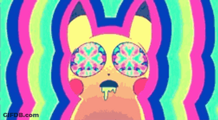 Lightning Pikachu Saliva GIF