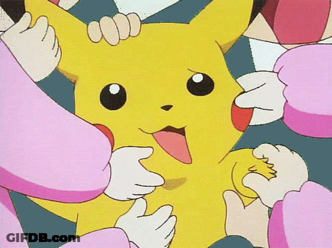 Lightning Pikachu Squish GIF