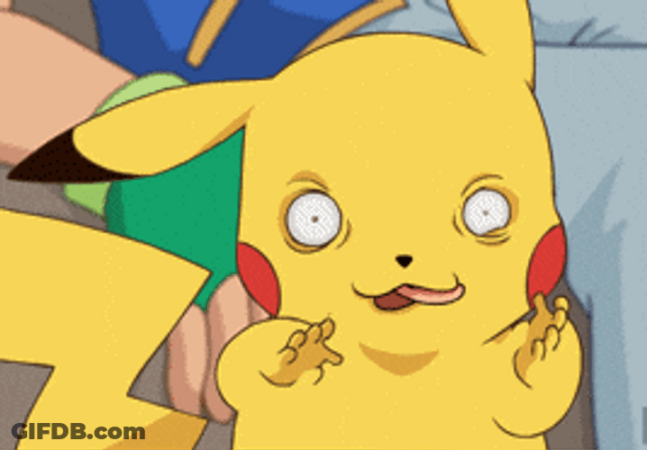 Lightning Pokemon Crazy Pikachu GIF