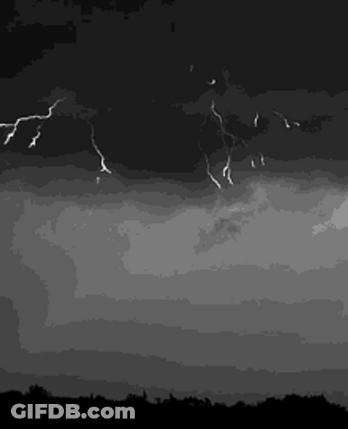 Lightning Reaching The Ground GIF