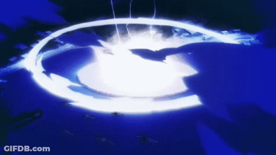 Lightning Spirit Anime Explosion GIF