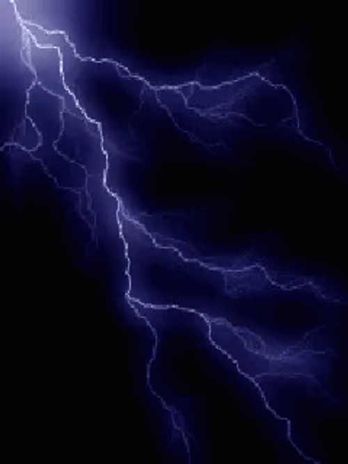 Lightning Strikes From Different Angles GIF