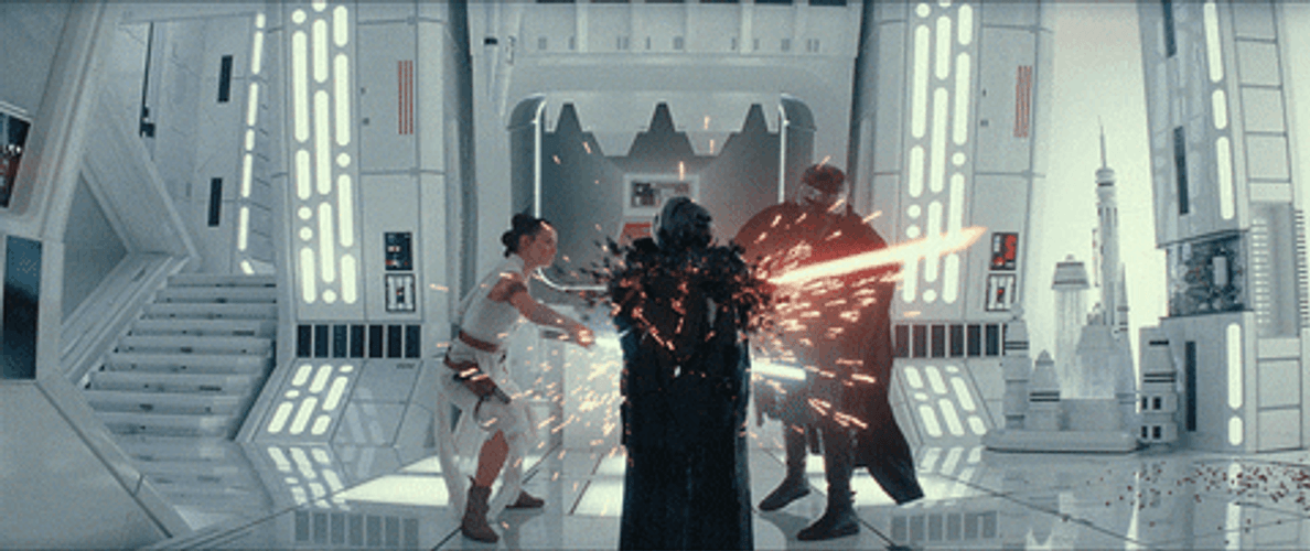 Lightsaber Smash Kylo Ren GIF