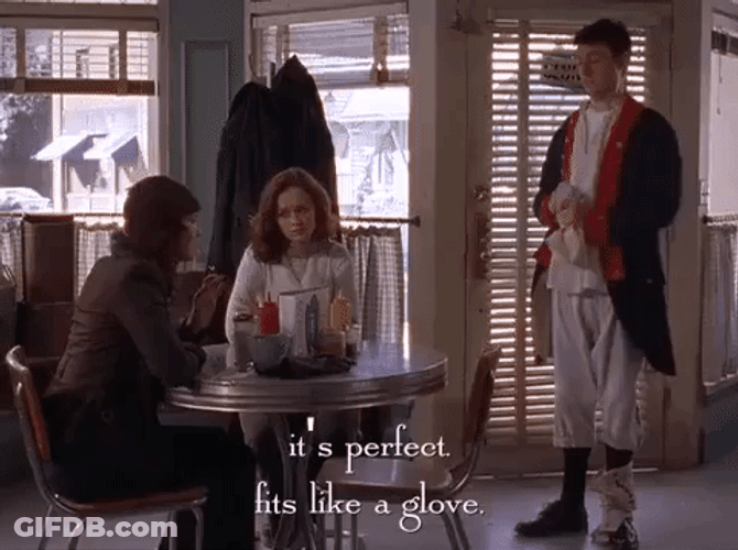 Like A Glove Gilmore Girls GIF