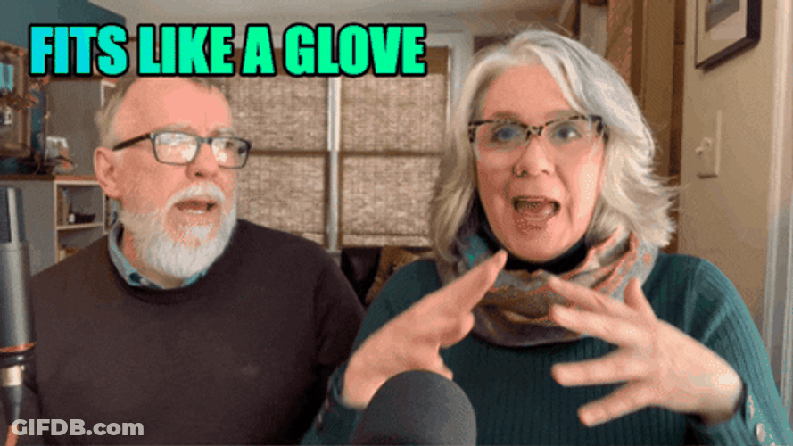 Like A Glove Oldies Couple GIF