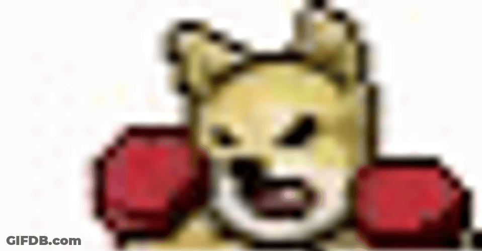 Like A Glove Shiba Inu Pixel GIF