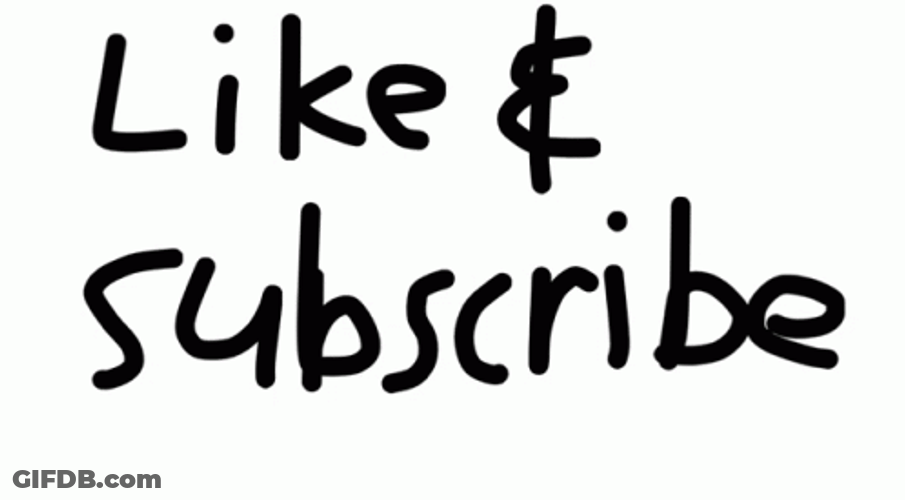 Like And Subscribe Drawing GIF