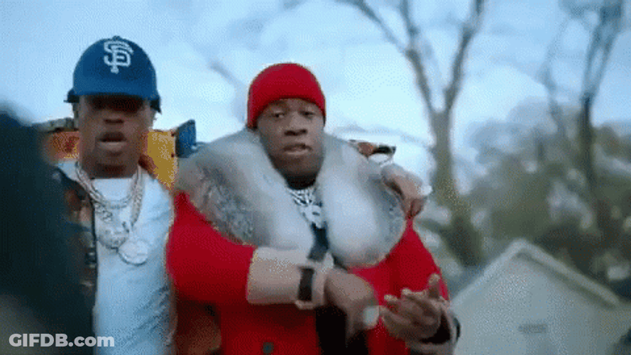 Lil Baby Bouncing And Dancing To Music GIF