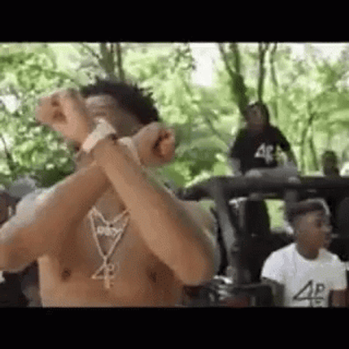 Lil Baby Freestyle Rap Crossed Arms GIF