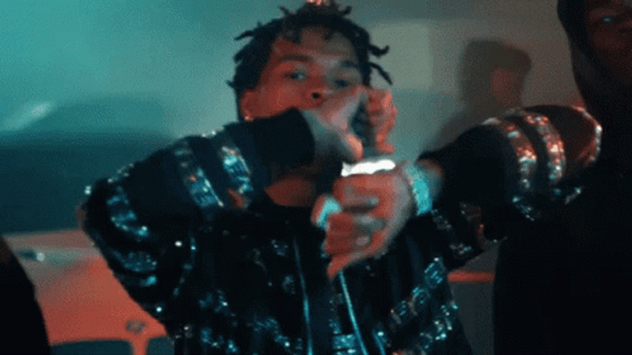 Lil Baby Rolling Arms Dance Move GIF