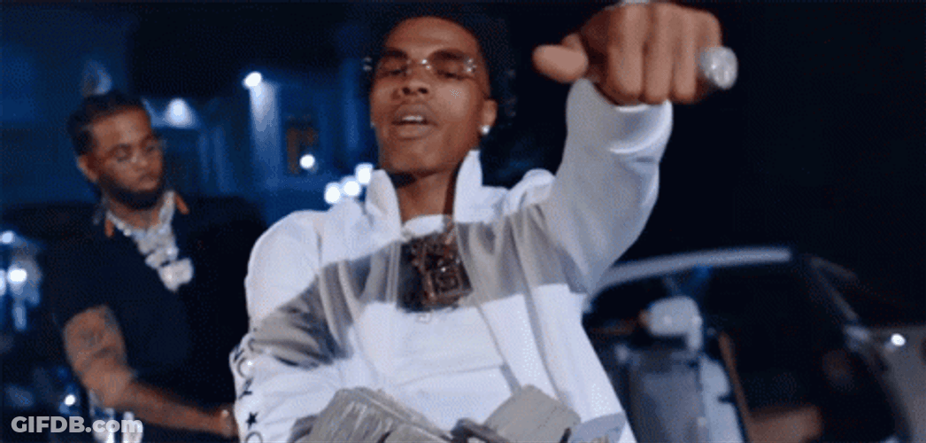 Lil Baby Showing Driving Motion Dance GIF