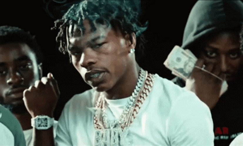 Lil Baby Showing Off Blings GIF