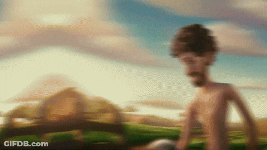 Lil Dicky Holding Skunk GIF