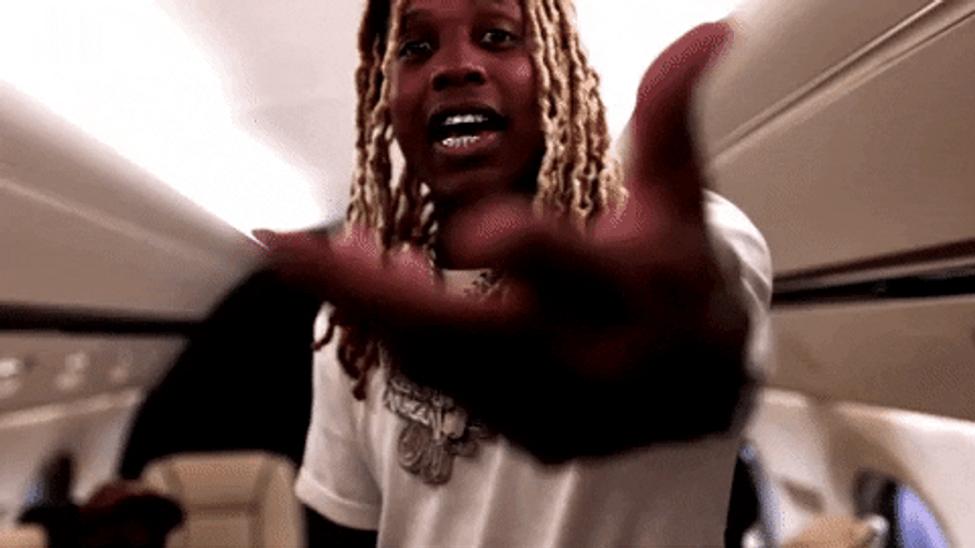 Lil Durk Blinking Lights GIF