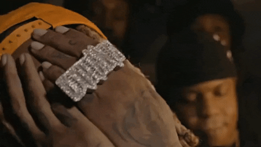 Lil Durk Covering Face GIF