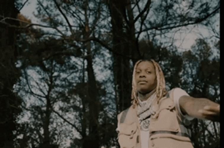 Lil Durk Outstretching Hands GIF