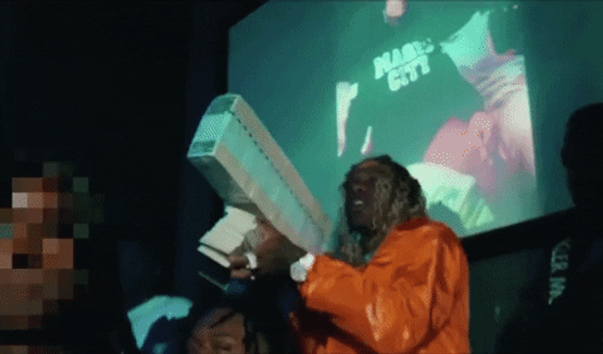 Lil Durk Pile Of Money GIF