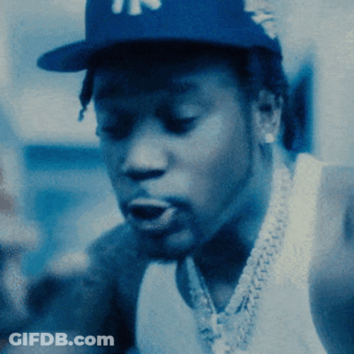 Lil Durk Rapping In The Hood GIF