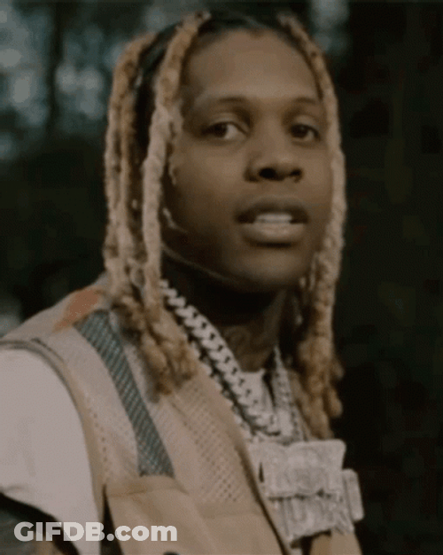 Lil Durk Shaking Head GIF