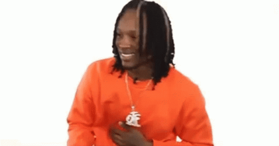 Lil Durk Shyly Laughin GIF