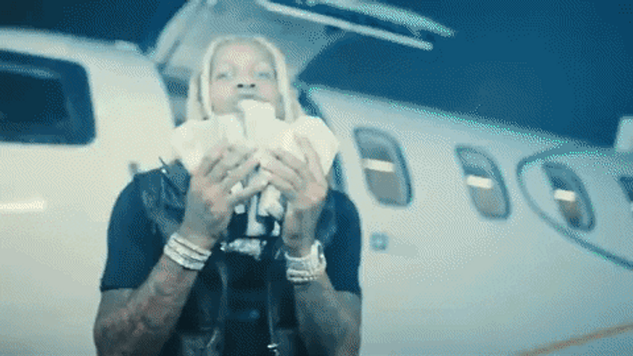 Lil Durk Smoking GIF