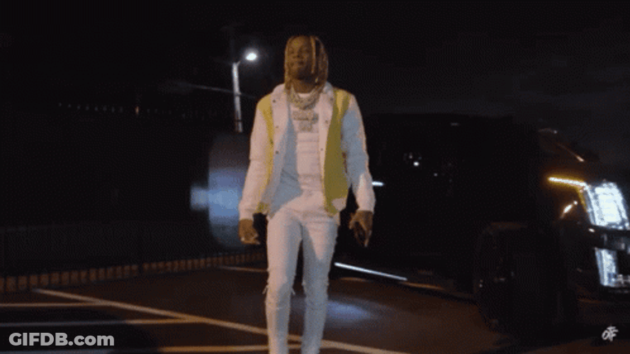 Lil Durk Walking GIF
