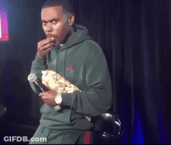 Lil Duval Eating Popcorn GIF