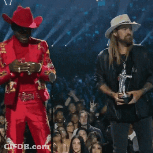 Lil Nas Long List GIF