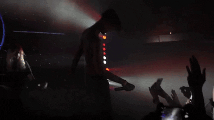 Lil Peep Dancing On Stage GIF