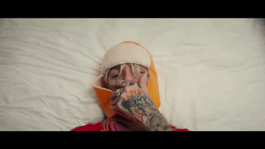 Lil Peep Getting Up GIF