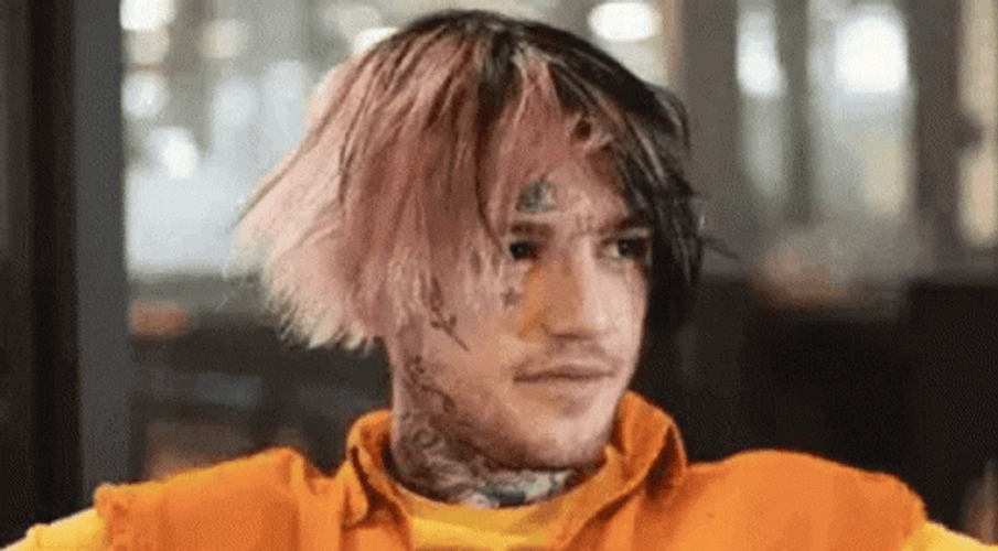 Lil Peep Smiling Innocently GIF