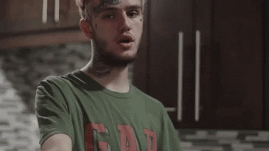Lil Peep Threatening GIF