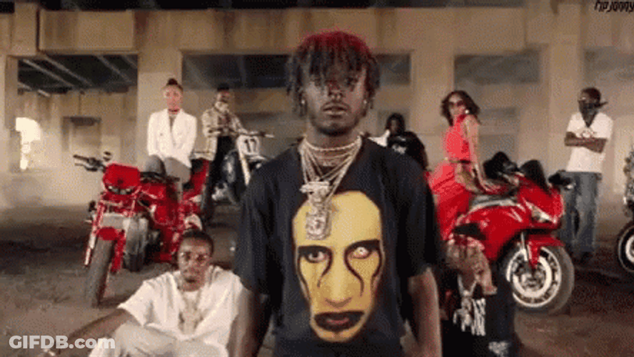 Lil Uzi Rapper Nonchalant Response GIF