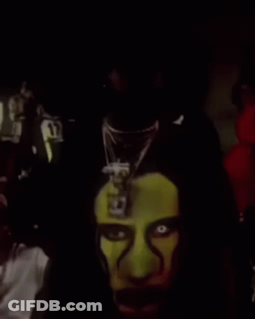 Lil Uzi Shoulder Shrug Scary Tee GIF