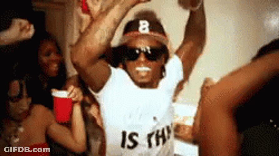 Lil Wayne And Friends Party GIF