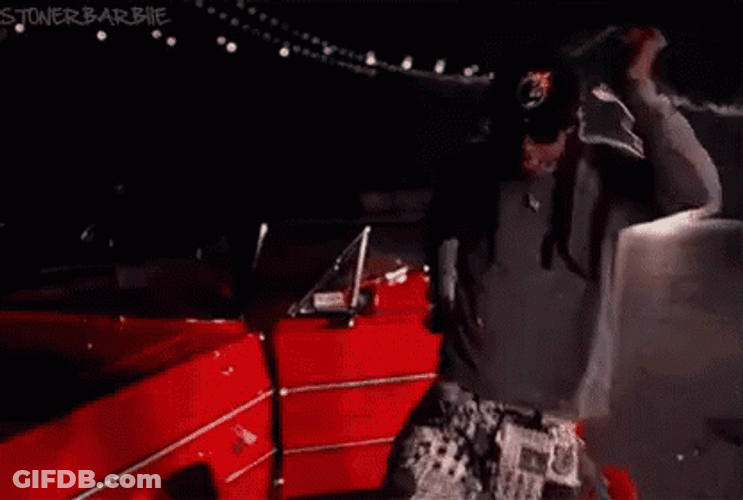 Lil Wayne Dance Outside The Car GIF