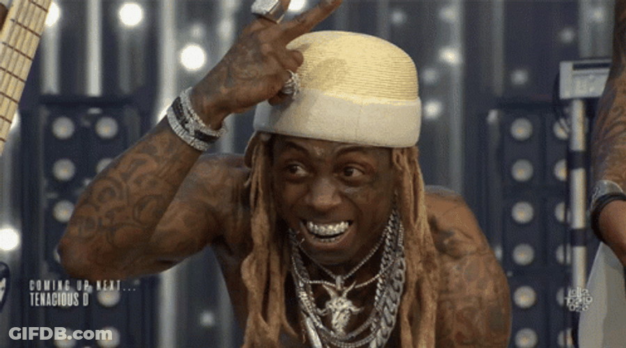 Lil Wayne Peace Sign GIF