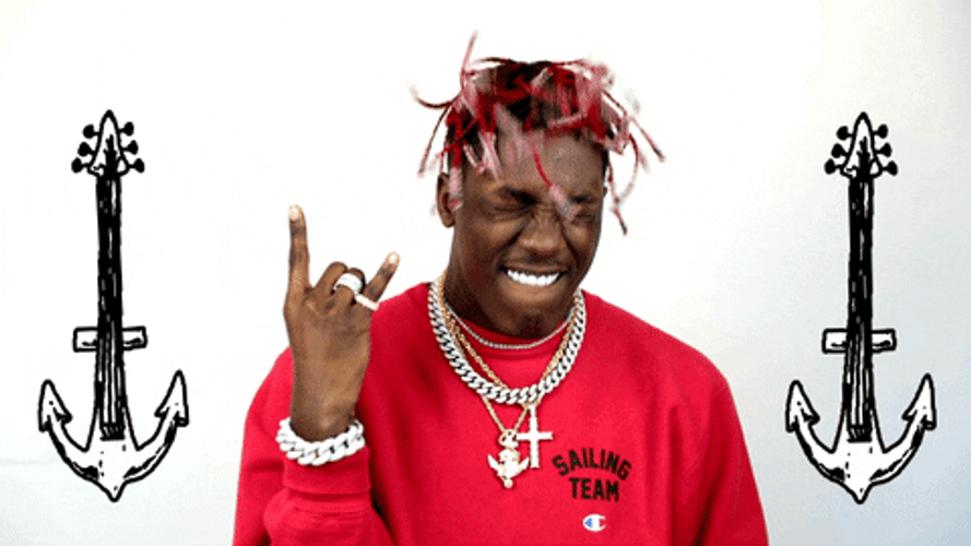 Lil Yachty Headbanging GIF