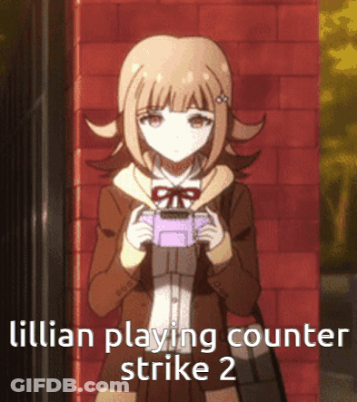 Lillian Playing Counter Strike 2 GIF