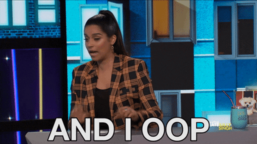 Lilly Singh And I Oop Meme GIF