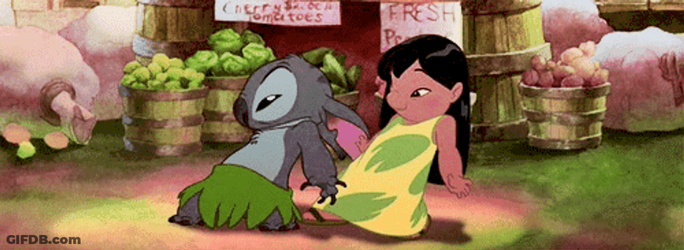 Lilo And Stitch Adorable Dance GIF