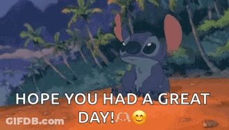 Lilo And Stitch Character Sitting On Dirt Road GIF