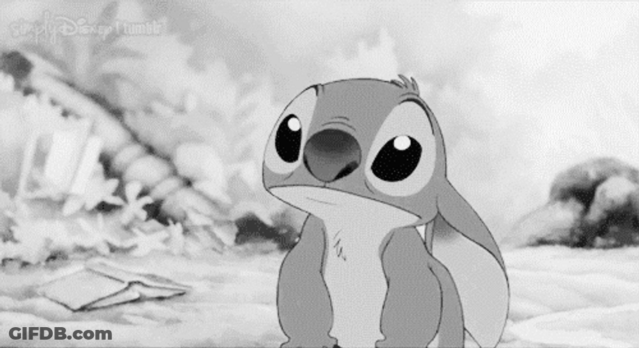 Lilo And Stitch Curious Sad Blink GIF