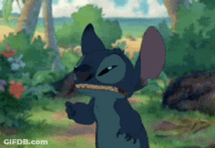Lilo And Stitch Cute Scared Eyes Panic GIF