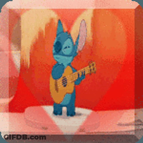 Lilo And Stitch Guitar Play Music Performance GIF